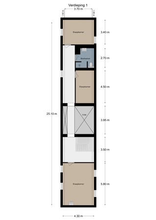 Floorplan - Oude Baan 45C, 6286 BD Wittem